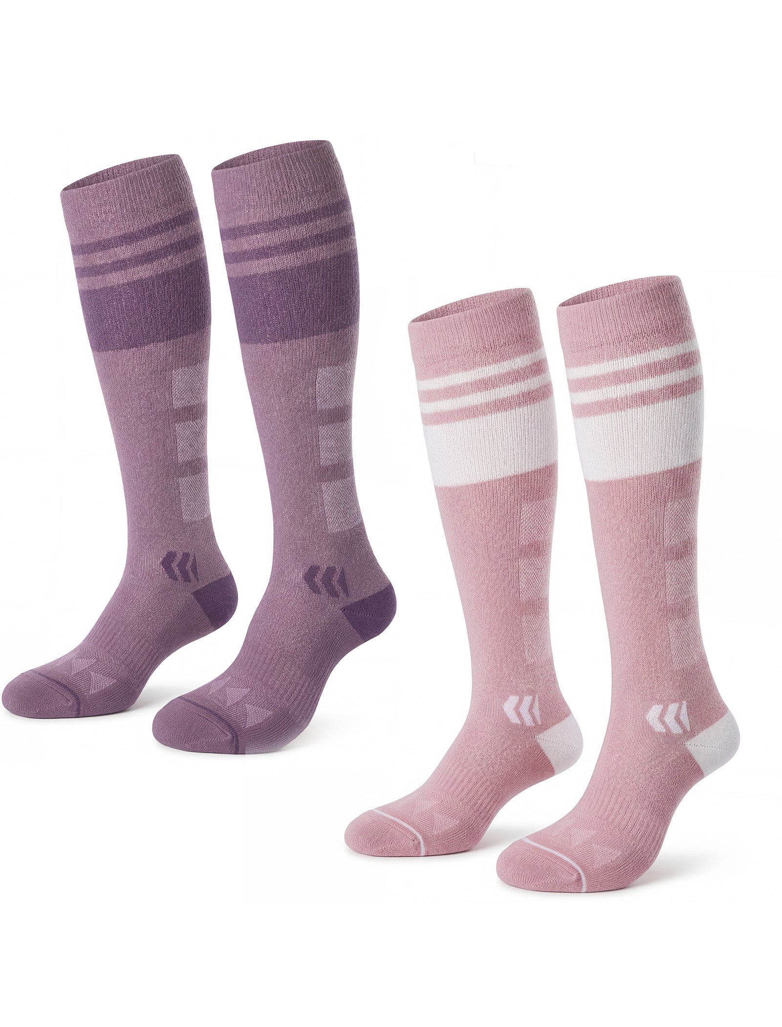 Momcozy Wide Calf Compression Socks 20-30mmHg for Sports 2 Pairs JRAX